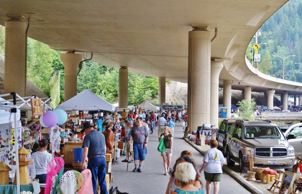 Wallace Under the Freeway Flea Market Visit North Idaho