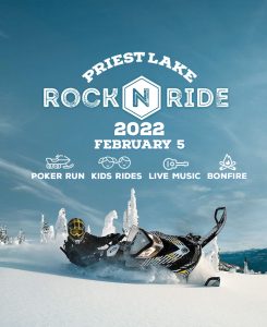 Rock n Ride snowmobiling poster